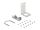 DeLOCK 5G LTE MIMO Antenne 2 x N Buchse 2,7 - 9,0 dBi direktional Wand- und Mastmontage outdoor weiß