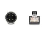 DELOCK M12 Adapterkabel D-kodiert 4 Pin ST zu RJ45,ST 50 cm