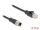 DELOCK M12 Adapterkabel D-kodiert 4 Pin ST zu RJ45,ST 50 cm