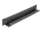 DeLOCK 19″ Bürstenleiste mit Kabelhalterung...