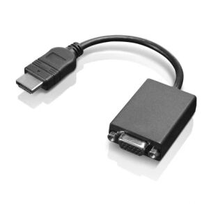 Lenovo HDMI / VGA 0,2 m Schwarz
