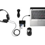 Kensington UH4000 4 Port Hub, USB 3.0 – schwarz