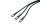 TROIKA DREIZACK PRO USB Kabel 1,2 m USB C USB C/Micro USB-A/Lightning 100 W Schwarz, Grau