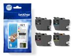 Brother LC-421VAL PagePack 4 Stück(e) Original Standardertrag Schwarz, Cyan, Magenta, Gelb