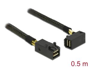 DELOCK SAS Kabel Mini SAS HD -> Mini SAS HD 0.50m gewinkelt