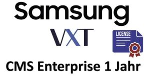 Samsung VXT CMS + RM Enterprise License, 1 Year Kommerziell 1 Lizenz(en) Abonnement 1 Jahr(e)