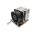 Inter-Tech J-12 Prozessor Luftkühlung 8 cm Schwarz, Silber 1 Stück(e)