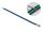 DELOCK Edelstahlkabelbinder L 300 x B 7,9 mm blau 10 Stück