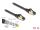 DeLOCK RJ45 Netzwerkkabel Cat.6A Stecker zu Stecker S/FTP schwarz 10 m mit Cat.7 Rohkabel Industrie und Outdoor tauglich