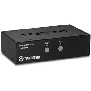 Trendnet TK-222DVK Tastatur/Video/Maus (KVM)-Switch Schwarz