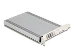 DeLOCK PCI Express x16 Karte zu 4 x intern NVMe M.2 Key M mit Kühlkörper - Bifurcation (LxB: 145 x 111 mm)