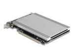 DeLOCK PCI Express x16 Karte zu 4 x intern NVMe M.2 Key M mit Kühlkörper - Bifurcation (LxB: 145 x 111 mm)