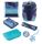 Herlitz SoftLight Plus Greenline Blue Ice Schulranzen-Set Mädchen Polyester Blau, Navy