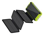 RealPower PB-20000 Solar 20000 mAh Kabelloses Aufladen Schwarz, Grün