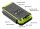 RealPower PB-20000 Solar 20000 mAh Kabelloses Aufladen Schwarz, Grün