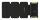 RealPower PB-20000 Solar 20000 mAh Kabelloses Aufladen Schwarz, Grün