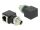 DeLOCK Netzwerkadapter M12 8 Pin X-kodiert Stecker zu RJ45 Buchse