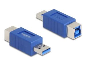 DeLOCK 67217 Kabeladapter USB Type-A USB Type-B Blau
