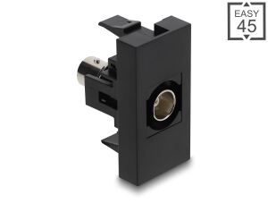 DELOCK Easy 45 Modul BNC Buchse zu BNC Buchse schwarz