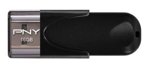 PNY Attaché 4 2.0 16GB USB-Stick USB Typ-A Schwarz