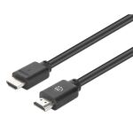 Manhattan 356640 HDMI-Kabel 1,5 m HDMI Typ A (Standard) Schwarz