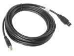 Lanberg CA-USBA-10CC-0050-BK USB Kabel USB 2.0 5 m USB B 0,48 Gbit/s Schwarz