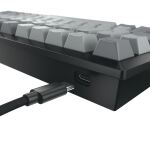 CHERRY KW 300 MX Tastatur Haus USB + Bluetooth QWERTZ Deutsch Schwarz, Kupfer, Grau