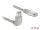 DELOCK Patchkabel gewinkelt RJ45 S/FTP Cat6 0.50m grau