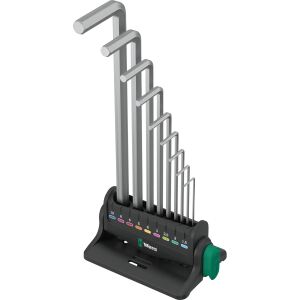 Wera 950/9 Hex-Plus 8 Winkelschlüsselsatz metrisch verchrom