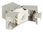DELOCK Keystone RJ45 Cat6a Buchse (8P/8C) geschirmt