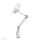 Neomounts TABLET-D100SILVER Tablet-Halter Tischklemme 4.7-12.9" - universal - volle Bewegung