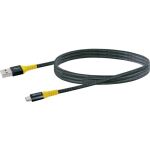Schwaiger WKUM10 511 USB Kabel USB 2.0 1,2 m USB A Micro-USB B 0,48 Gbit/s Schwarz, Gelb