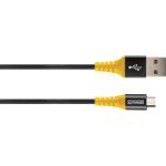Schwaiger WKUM10 511 USB Kabel USB 2.0 1,2 m USB A Micro-USB B 0,48 Gbit/s Schwarz, Gelb