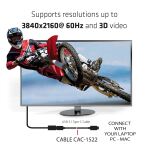 CLUB3D USB Gen2 Type C Video 4K60Hz, Data 10Gbps and 100W