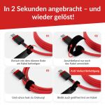 LTC Klettkabelbinder ProBasic50er Set z Bündeln Ordnen sch