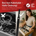 LTC Klettkabelbinder ProBasic50er Set z Bündeln Ordnen sch