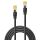 Lindy 47624 Netzwerkkabel Schwarz 1 m Cat6a U/UTP (UTP)