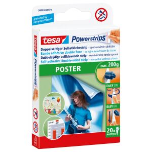 TESA Powerstrips POSTER Montage-Etikett