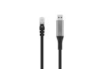 Digitus USB-A - RJ45 Ethernet Kabel, 1Gbit/s, 5m
