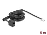 DELOCK Telefonkabel/Spiralkabel RJ11 St. zu RJ45 Bu. 5m