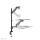 Neomounts DS90-325BL1 Sitz-Steh-Arbeitsplatz Tischmontage 17-32" - Gasfeder