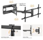 Equip 650327 43"-80" Neig-/schwenkbare TV-Wandmontagehalterung, 43 bis 80 Zoll