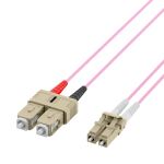 EFB Elektronik LC-SC 50/125µ InfiniBand/Glasfaserkabel 5 m Pink