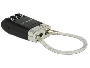 USB Sicherheitsschloss Navilock Kofferschloss m. Zahlencode