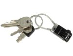 USB Sicherheitsschloss Navilock Kofferschloss m. Zahlencode