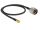 DeLOCK 88937 Koaxialkabel CFD200 0,5 m RP-SMA Schwarz