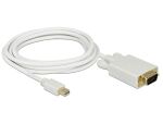 DELOCK Displayport Kabel mini DPort -> D-Sub15 St/St 3.00m