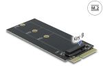 DELOCK SATA 22 Pin Stecker zu M.2 Key B Slo Adapter