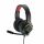 MediaRange MRGS301 Kopfhörer & Headset Kabelgebunden Kopfband Gaming Schwarz, Rot