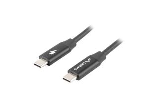 Lanberg CA-CMCM-40CU-0005-BK USB Kabel USB 2.0 0,5 m USB C 0,48 Gbit/s 60 W Schwarz
